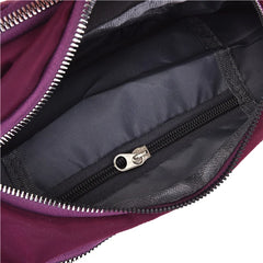 Women's Large Capacity Waist Bag, Purple