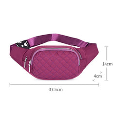 Women's Large Capacity Waist Bag, Purple