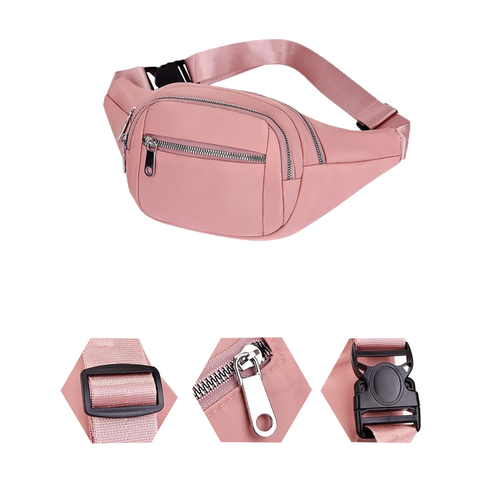 Women's Multipurpose Waist Bag with Large Capacity