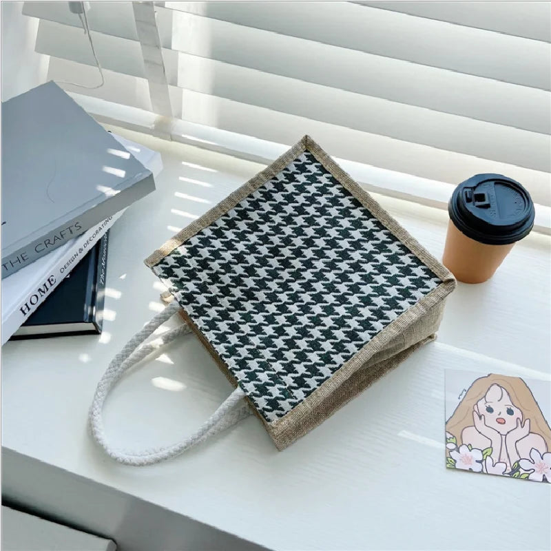 Women's Plaid Tote Bag Large-capacity Handbag