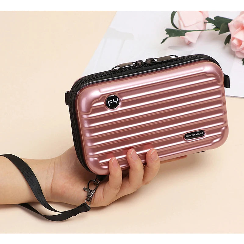Female Messenger Shoulder Bag Mini Cosmetic Travel Net Red Small Phone Bag
