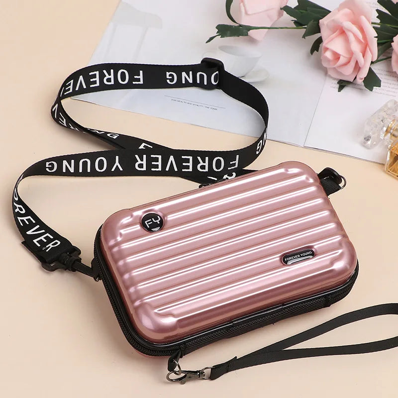 Female Messenger Shoulder Bag Mini Cosmetic Travel Net Red Small Phone Bag