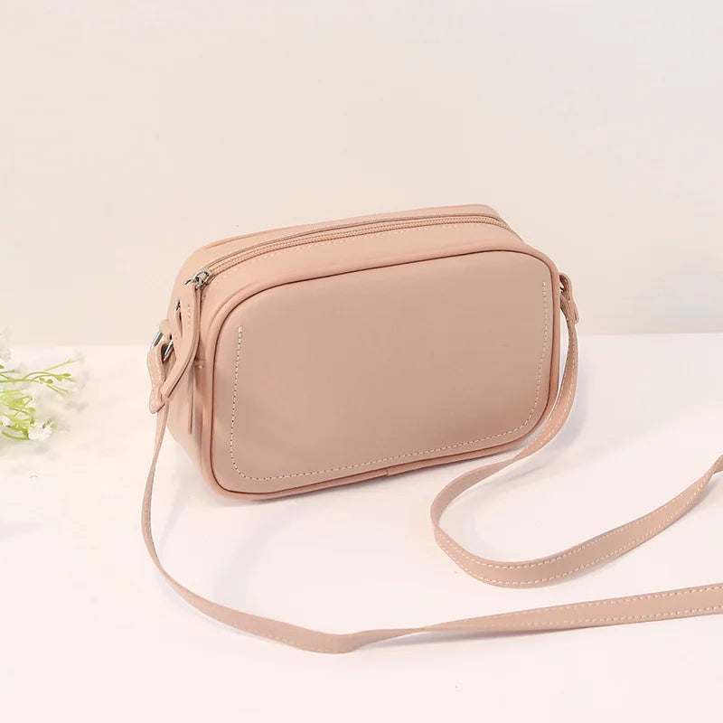 Women's Small Square Crossbody Bag: Versatile and Pure Ladies Shoulder Bag