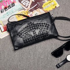 Female Zipper Bag Western Messenger Mini One Shoulder Bag