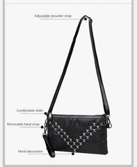 Female Zipper Bag Western Messenger Mini One Shoulder Bag