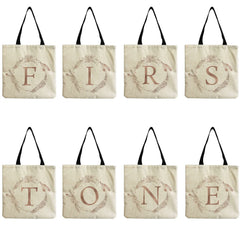 First One 26 English Letters Garland Women's Shoulder Bag Outdoor Large Capacity