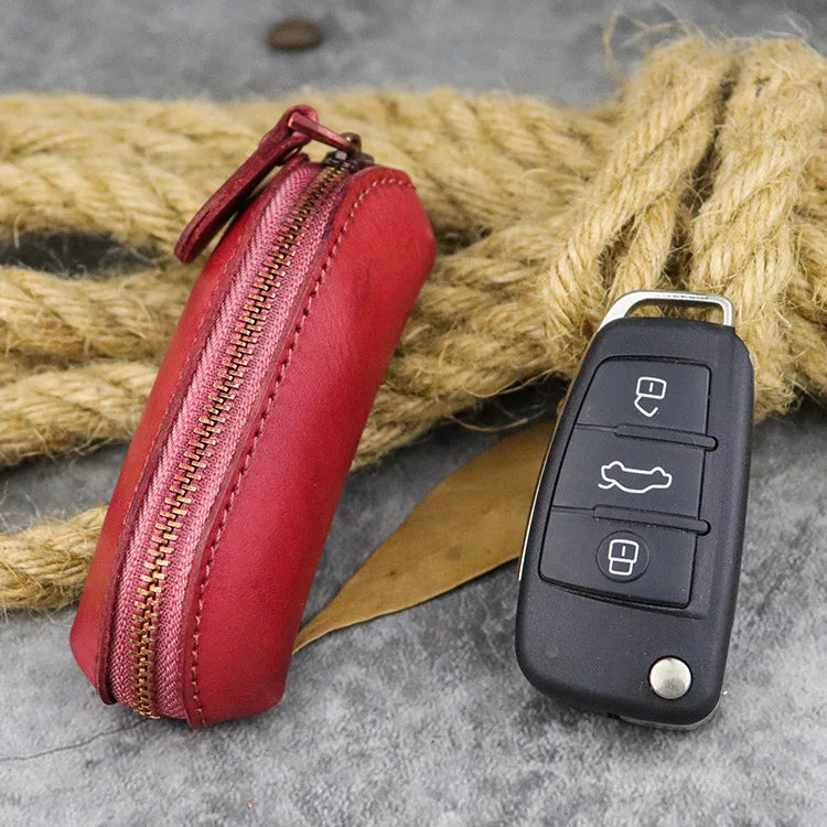 Leather Wallet Key Holder Key Pouch