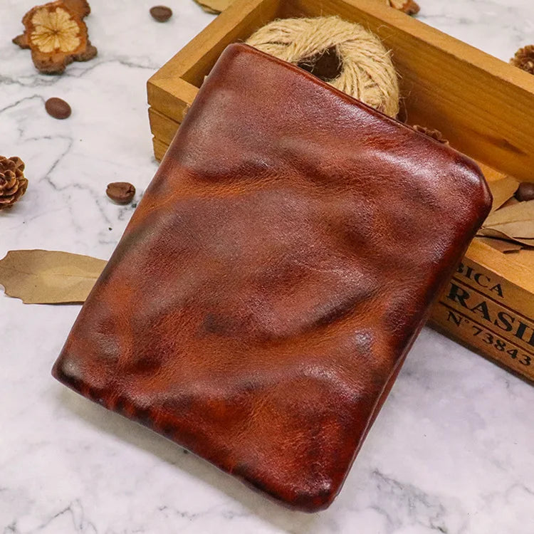 Vintage Leather Wallet Cardholder Purse