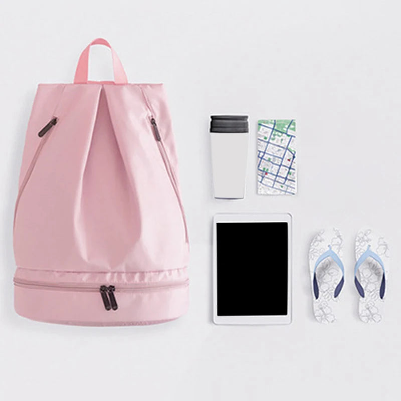 Women's Swimming Bag Waterproof Beach Storage Backpack