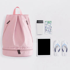 Women's Swimming Bag Waterproof Beach Storage Backpack