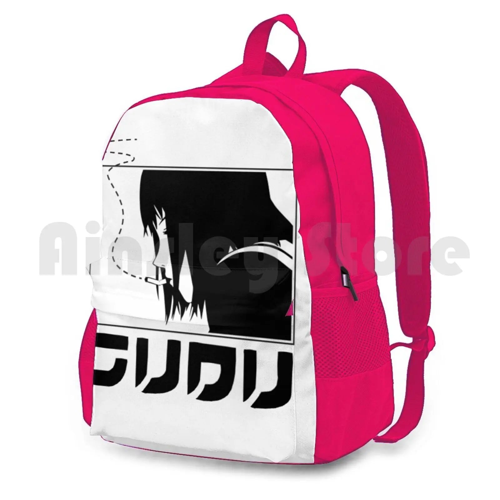 Flcl Outdoor Hiking Backpack Waterproof Camping Travel Flcl Anime Weeb