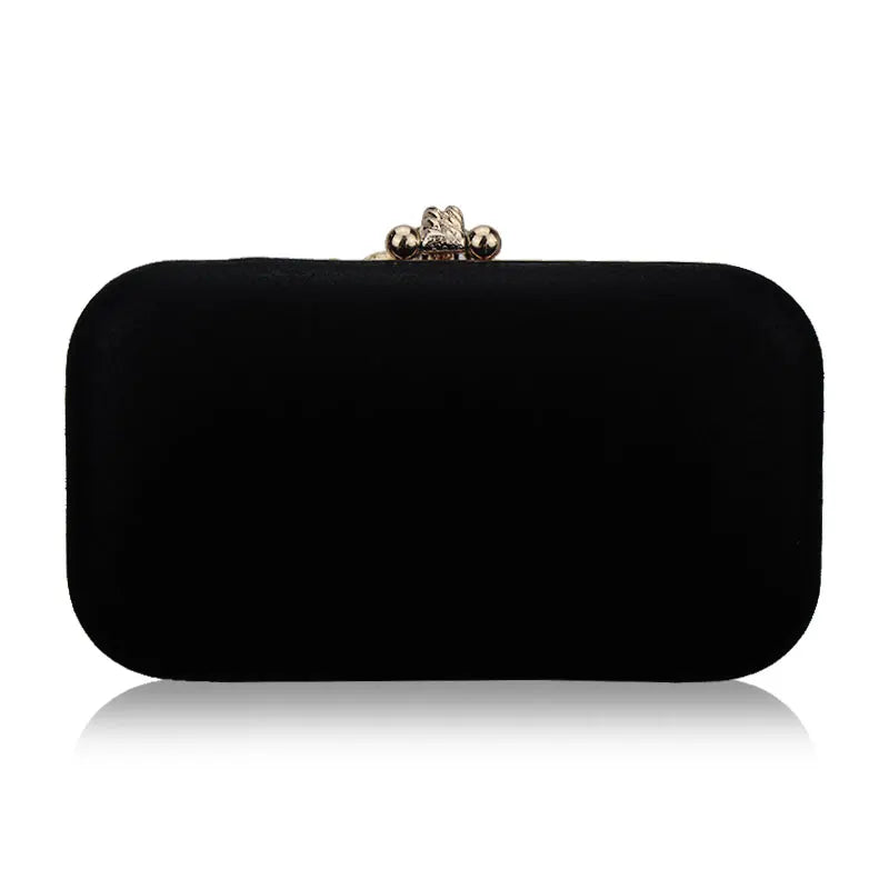 Flower Crystal Evening Clutch Bag Diamonds Chain Handbag