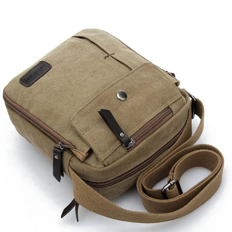 Canvas Men Messenger Bag Shoulder Travel Bag LM0001