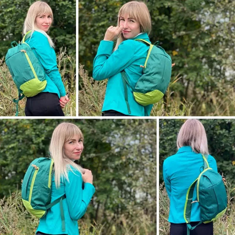 Foldable Backpack Outdoor Mountaineering Climbing Cycling Travel Knapsack