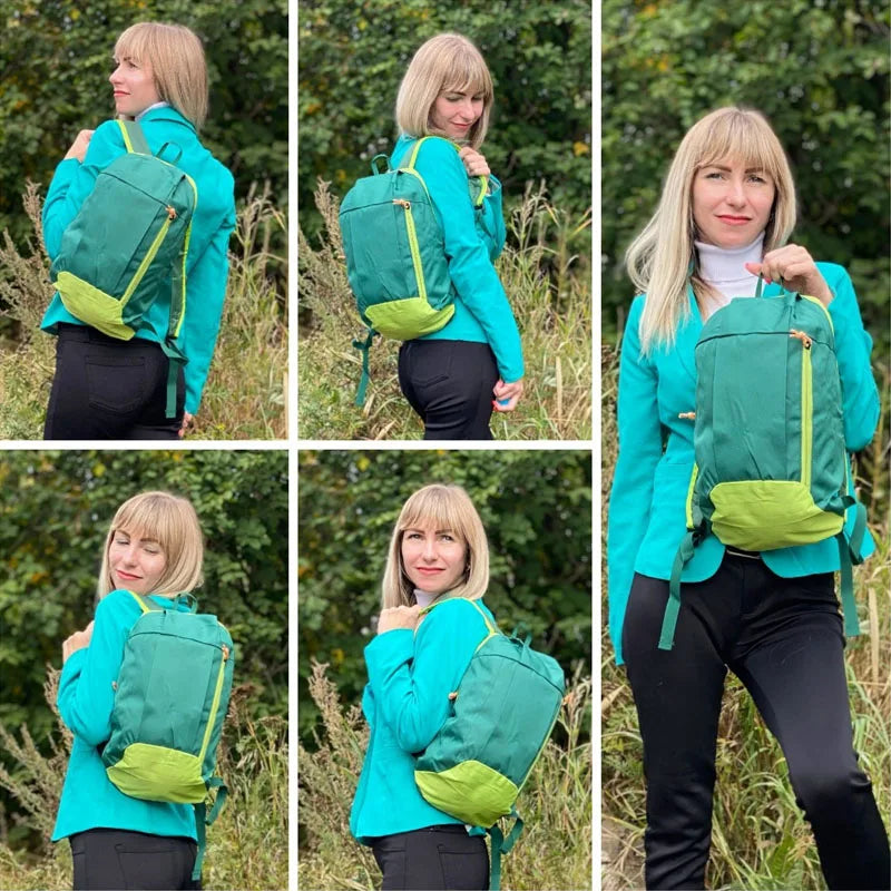 Foldable Backpack Outdoor Mountaineering Climbing Cycling Travel Knapsack