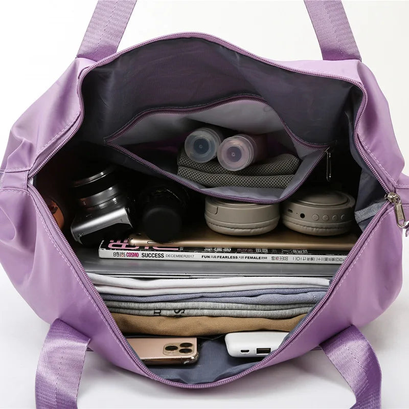 Large Capacity Gym Shoulder Bag Women's Yoga Sport Crossbody Tote