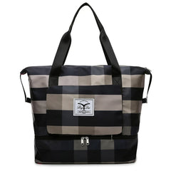 Large Capacity Shoulder Duffel Bag with Shoes Compartment