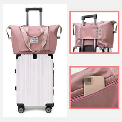 Large Capacity Folding Bag Travel Tote Carry On Luggage Handbag