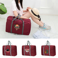Japan Print Travel Bag Tote for Women Large Capacity