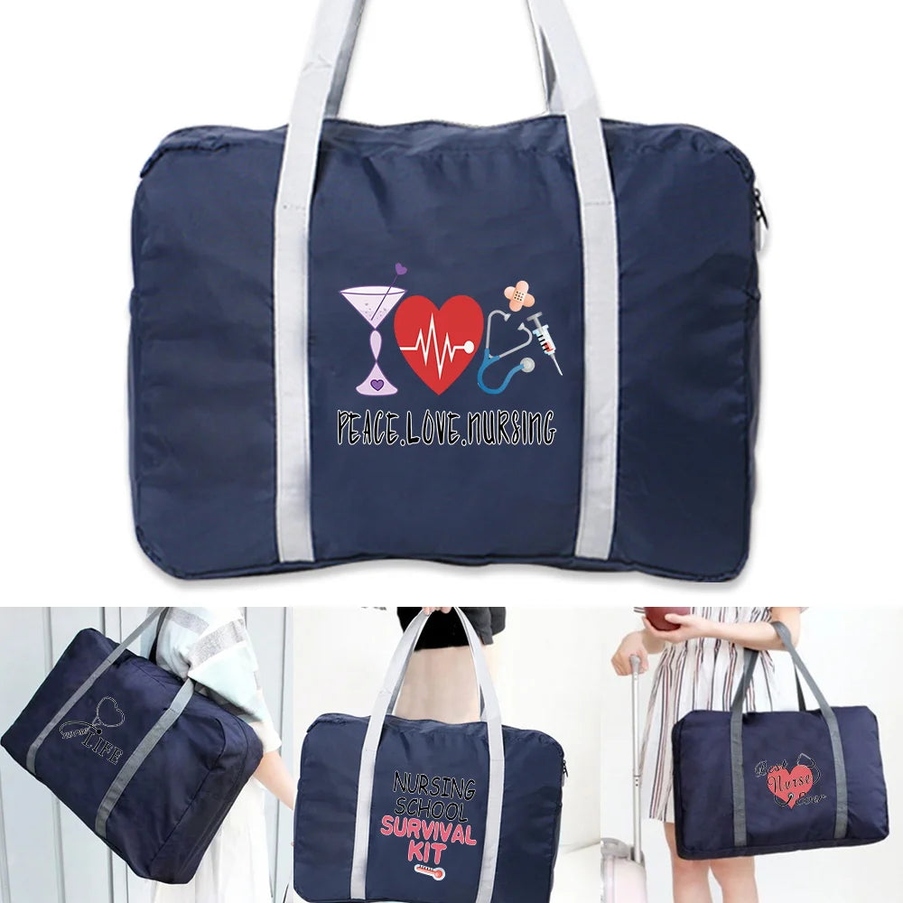 Foldable Travel Bags Large Capacity Unisex Luggage Handbags Men Travel Bag