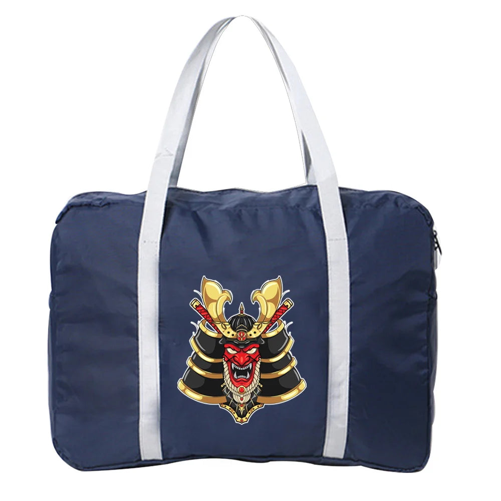Monster Pattern Foldable Travel Bag Large Capacity Unisex Luggage Handbag