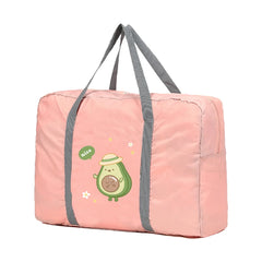 Foldable Travel Bags Organizer Men Luggage Avocado Hat Pattern Duffle Bag