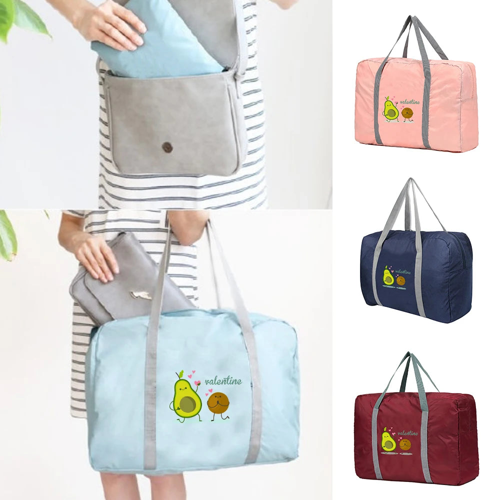 Travel Bags Organizer Men Luggage Unisex Avocado Duffle Bag Women Handbags