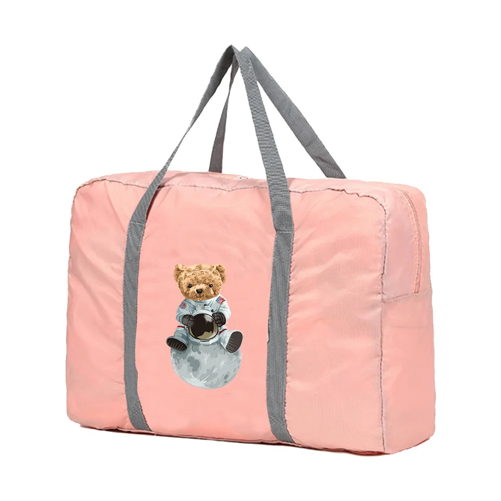 Foldable Travel Bags Organizer Women Handbags Men Luggage Tote Unisex Clothing S