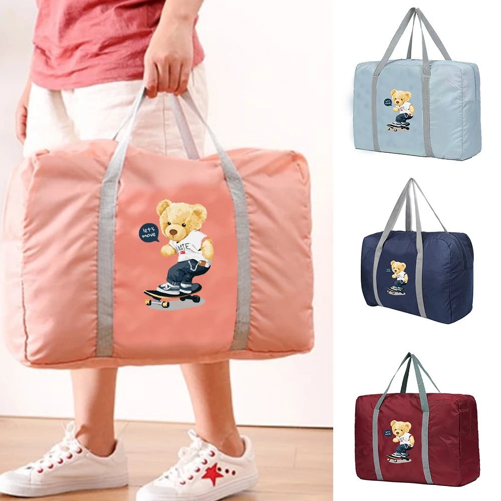 Foldable Travel Bags Organizer Men Luggage Tote Clothing Storage Bag Duffle Bag