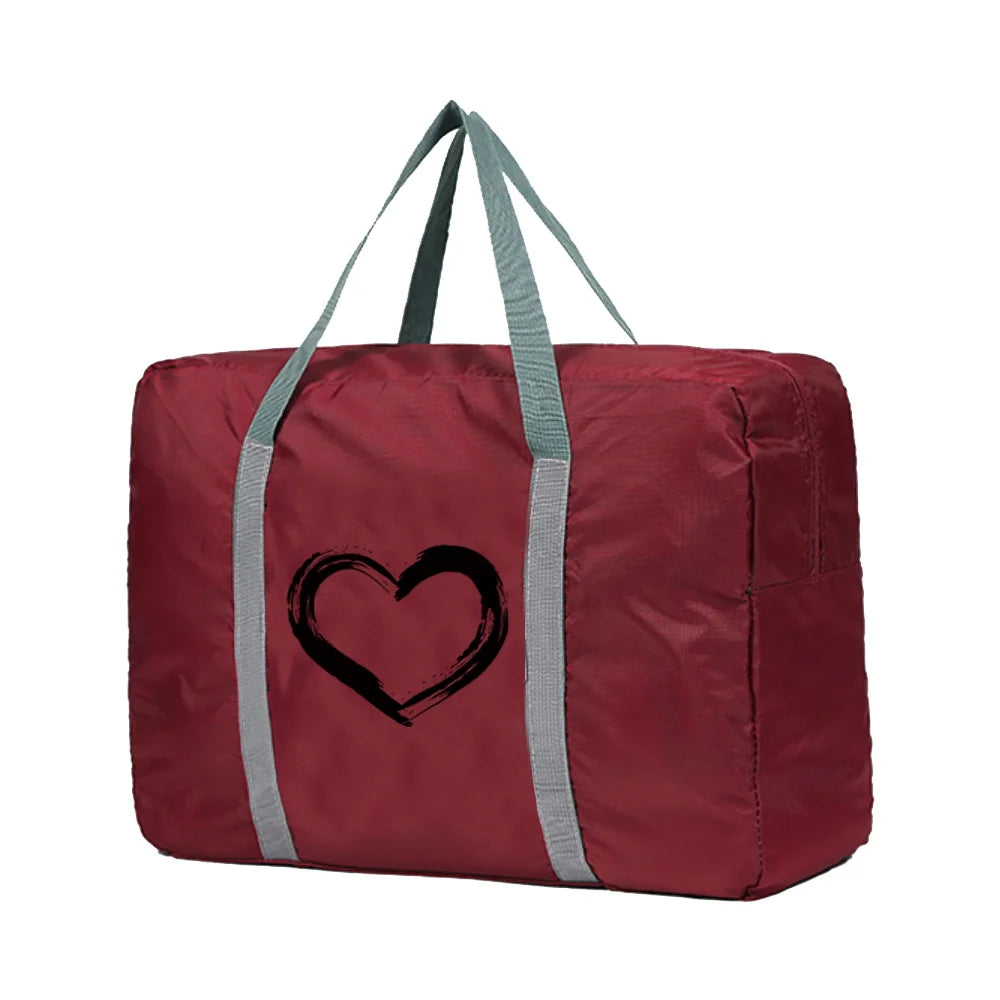 Foldable Travel Bags Women Large Capacity D