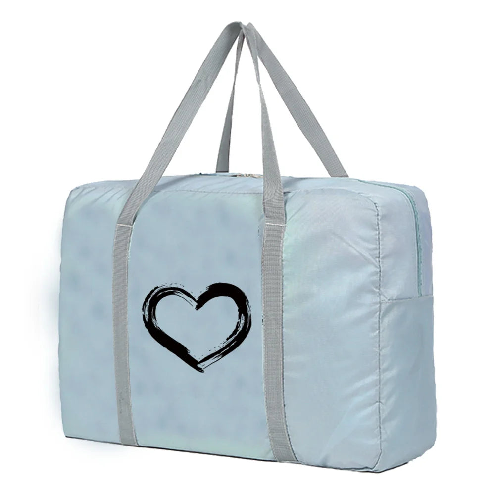 Foldable Travel Bags Women Large Capacity D