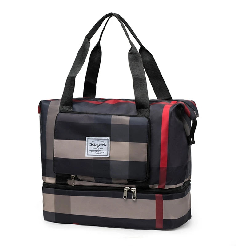 Foldable Travel Bag Large Capacity Sports Weekend Organizer