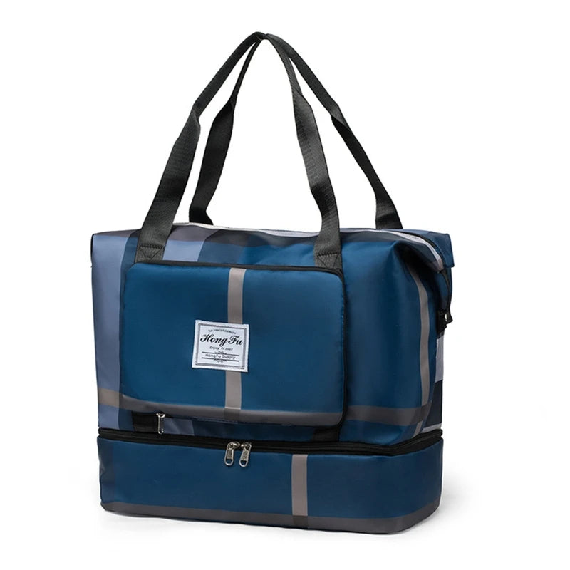 Foldable Travel Bag Large Capacity Sports Weekend Organizer