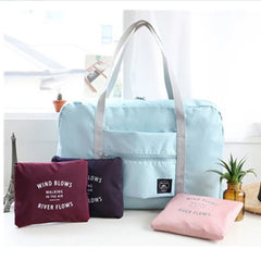 Large Capacity Mushroom Print Travel Bag for Lady Weekend Organizer
