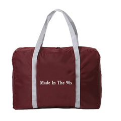 Year Print Duffle Bag Large Capacity Multifunctional Travel Luggage for Women