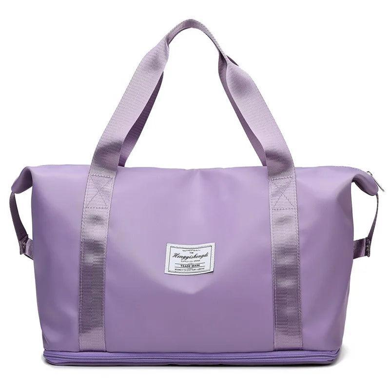 Women's Waterproof Travel Tote Bag Large Capacity Duffle Handbag