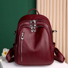 Teenage Girls Hot PU Leather Backpack