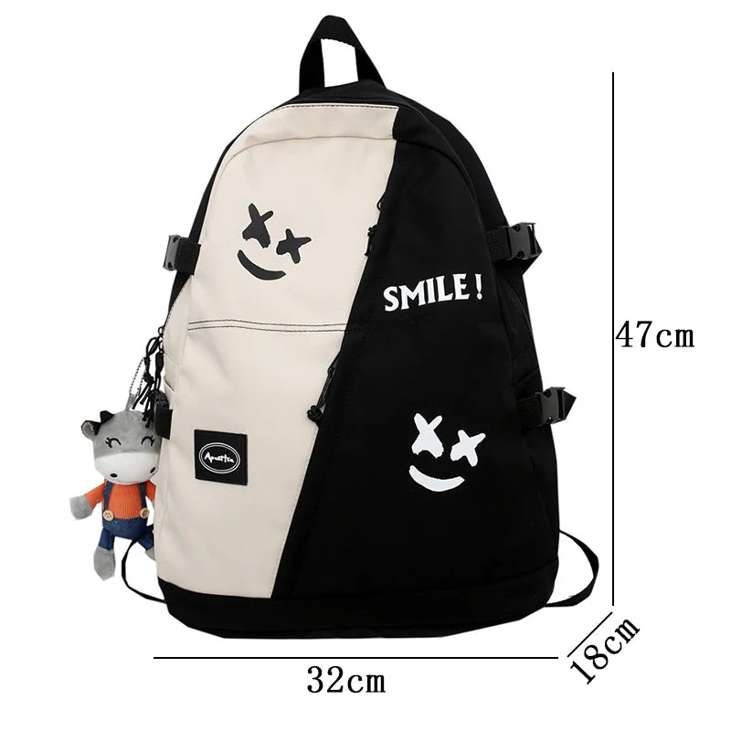 Teenager College School Bag Men Rucksack Big Backpack Winter Travel Bagpack