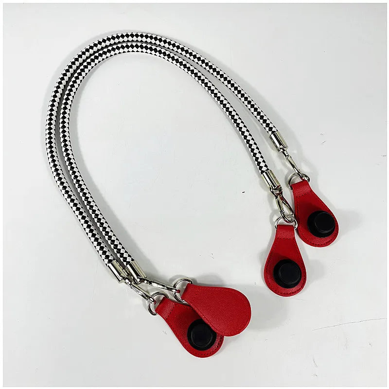 Obag Long Strap PU Leather Bag Handle With Tears Drops