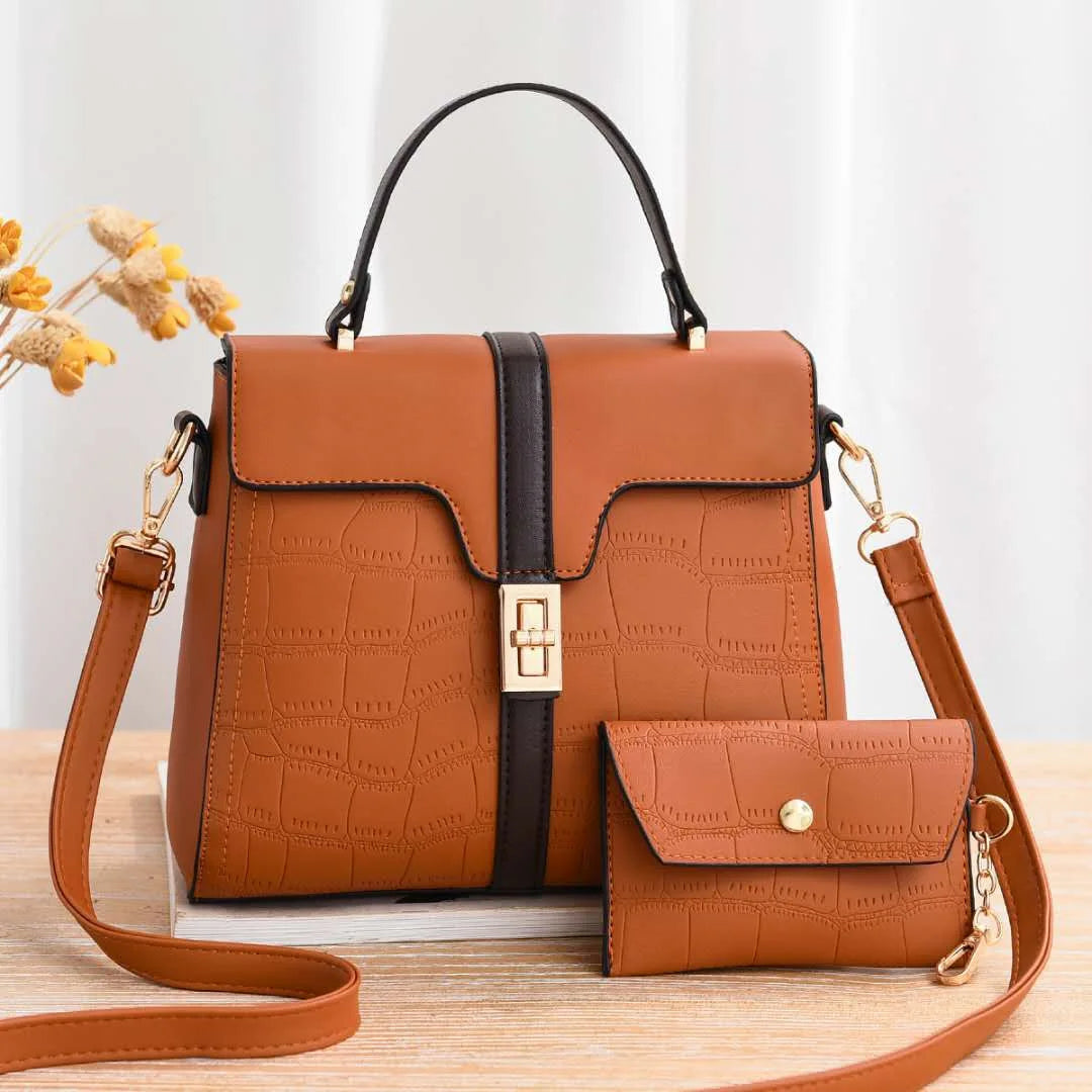 Autumn Winter Women's Handbag Shoulder Messenger Bag Composite Bag