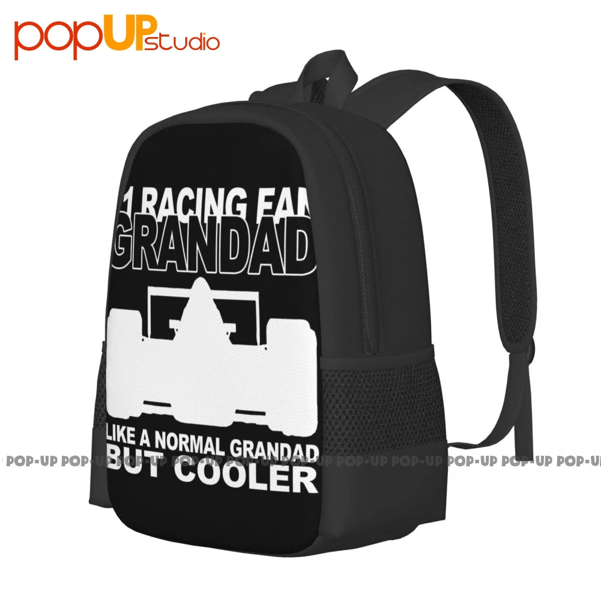 F1 Racing Grandad Backpack Vintage Portable Sports Style