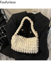 Quilted Shoulder Bags Nylon Tote Bag Waist Packs