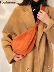 Canvas Nylon Crossbody Bag Women Shoulder Bags Large Capacity Tote