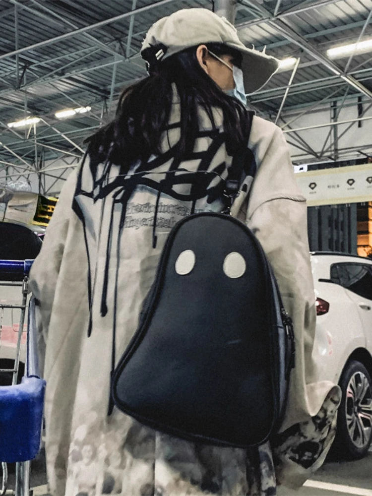 Halloween Style Backpack Small Mini High Street PU Waist Pack