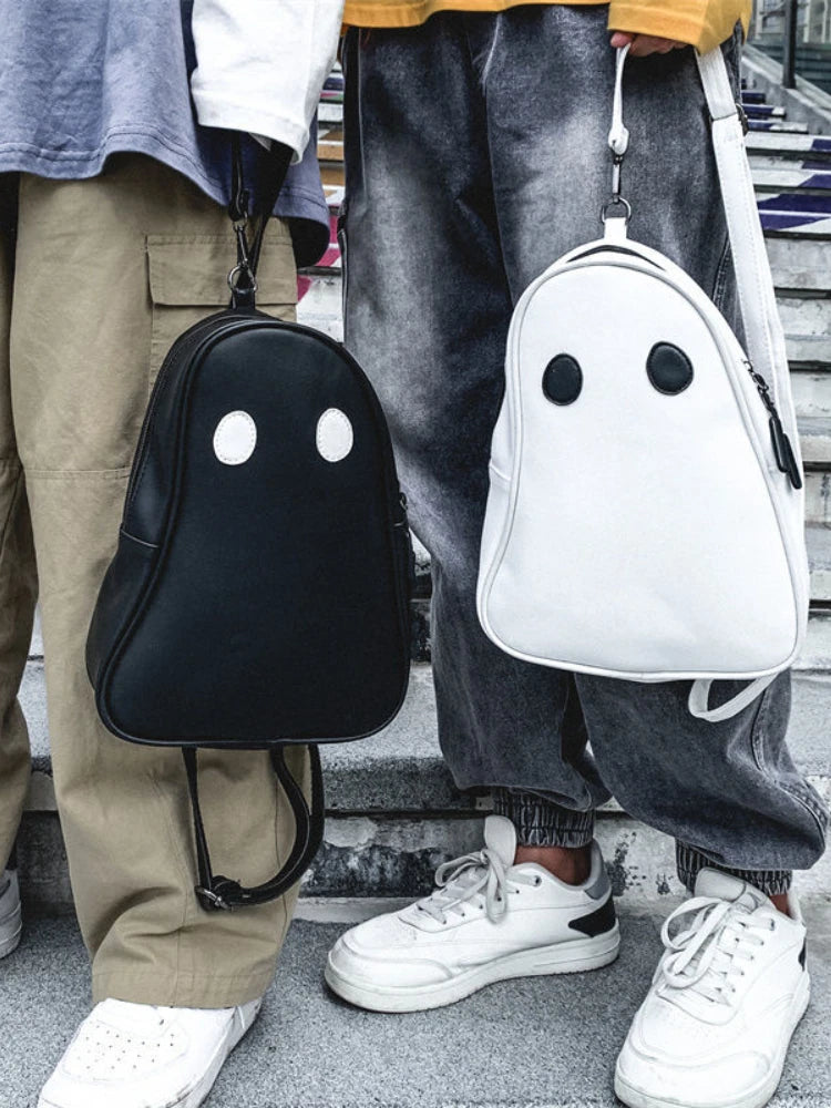 Halloween Style Backpack Small Mini High Street PU Waist Pack