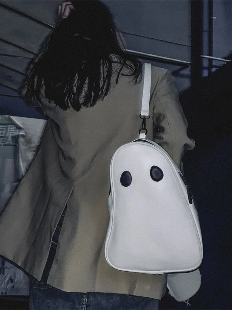 Halloween Style Backpack Small Mini High Street PU Waist Pack