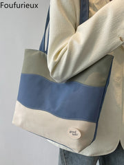 Foufurieux Canvas Outing Tote Bag for Women