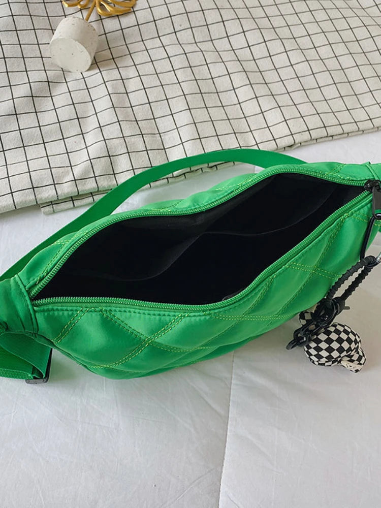 Nylon Shoulder Bag Quilted Crossbody  Summer Handbags