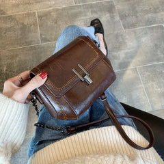 Retro Small Bag Women Shoulder Square Chain Crossbody Pack