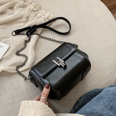 Retro Small Bag Women Shoulder Square Chain Crossbody Pack